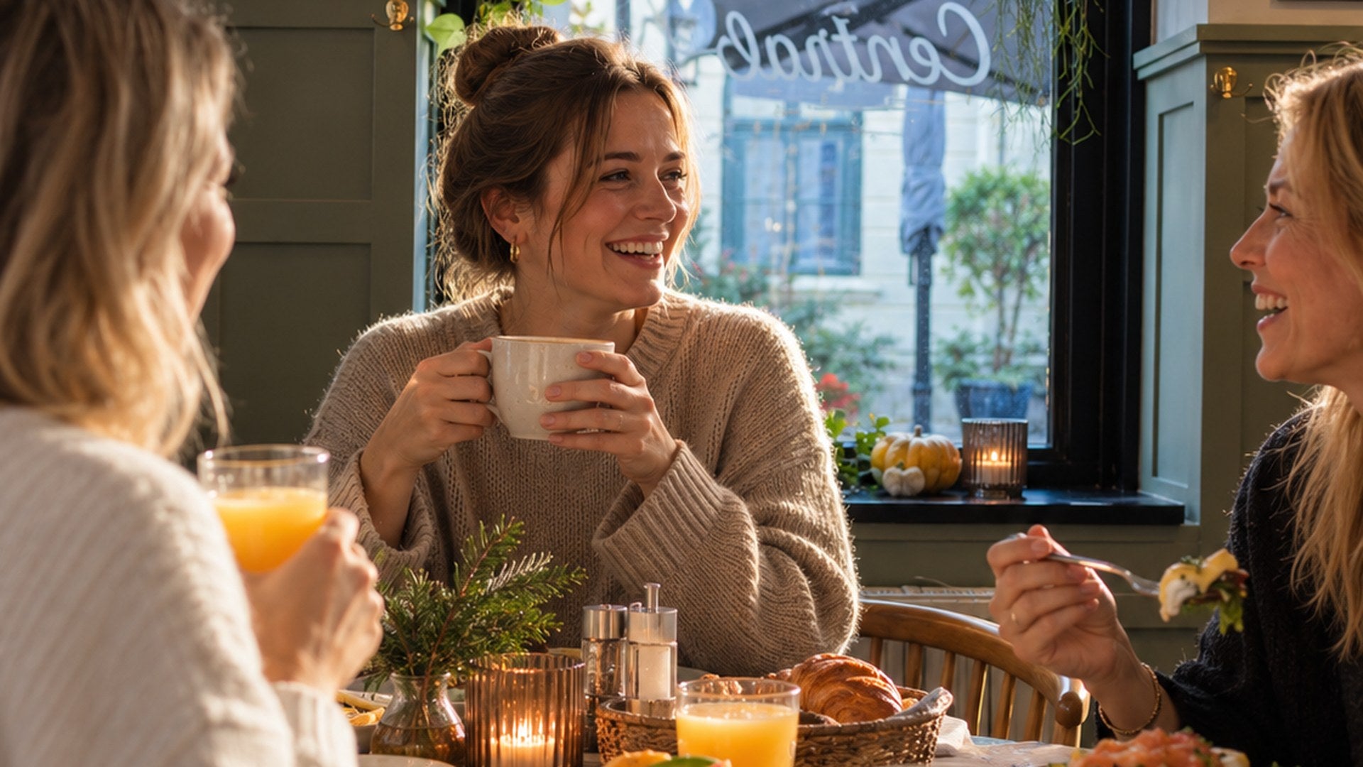 Frühstück und winterliche Speisen beim Adventsbrunch im Café Central Lüneburg